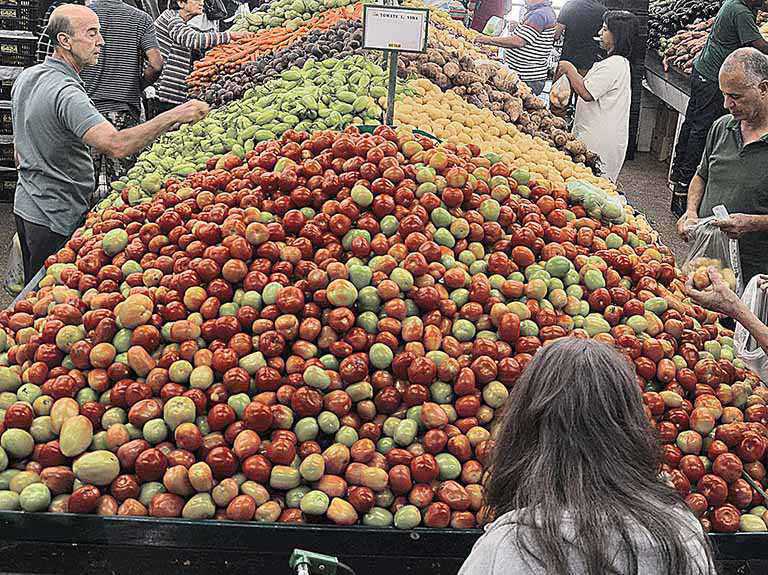 Impactado pela intensidade das chuvas, o preço do tomate subiu 65,94% - Crédito: CHARLES SILVA DUARTE / arquivo dc