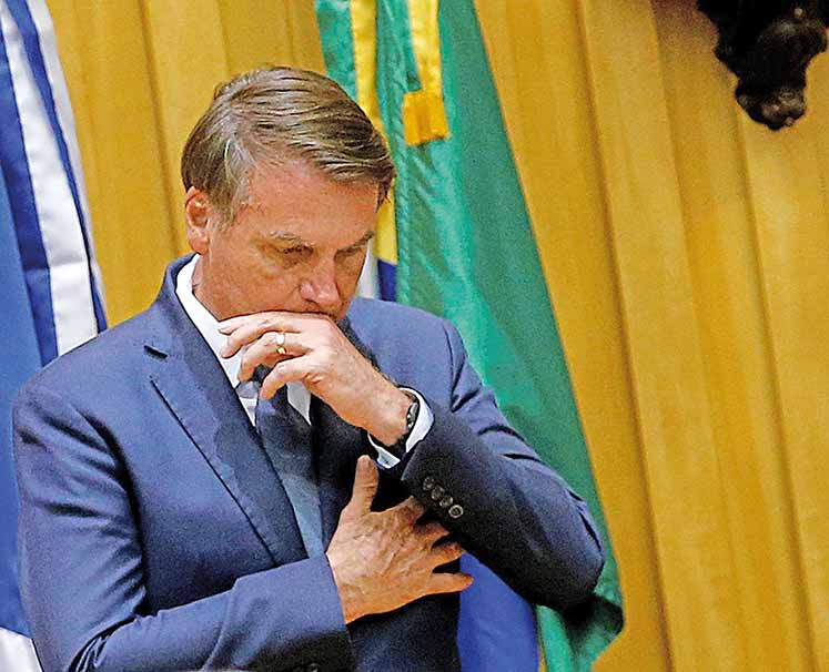 Ato público contra Congresso piora clima político de Bolsonaro