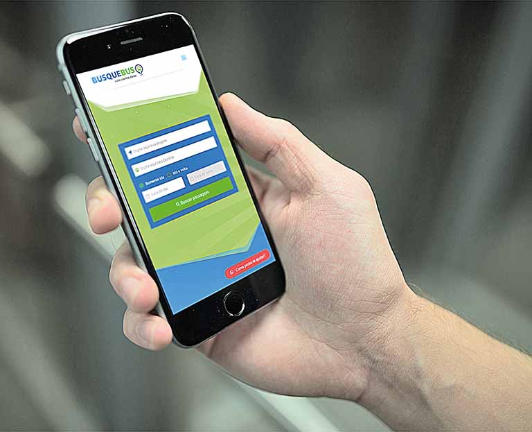 Usuário não precisar baixar nenhum app para utilizar o BusqueBus - Crédito: Divulgação