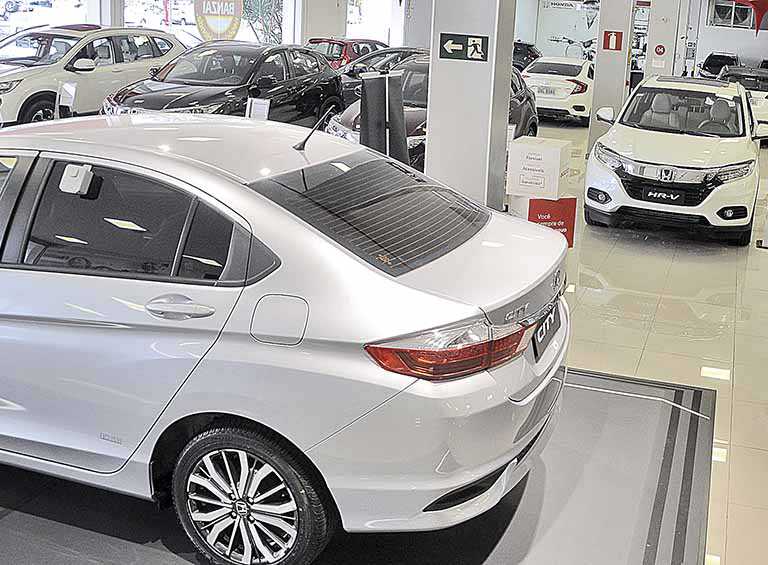 Vendas de veículos novos crescem 10,58% em MG