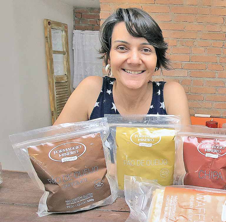 Pão de queijo gourmet foi aposta de mineira