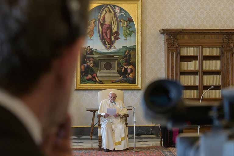 Crédito: Mídia do Vaticano/Divulgação via REUTERS