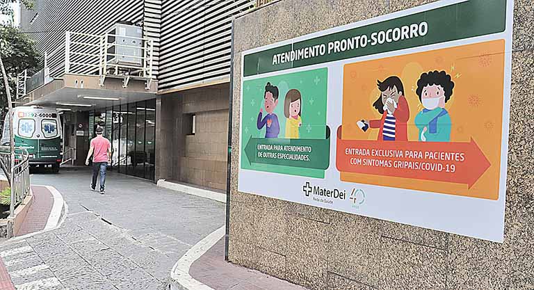 Hospitais se reorganizam diante da crise