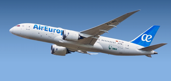 Air Europa retoma operações internacionais a partir de 15 de julho