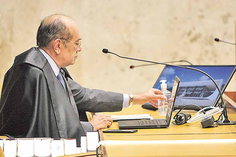 Para Gilmar Mendes, a cobrança do ISS sobre contratos de franquias é constitucional | Crédito: Rosinei Coutinho/STF