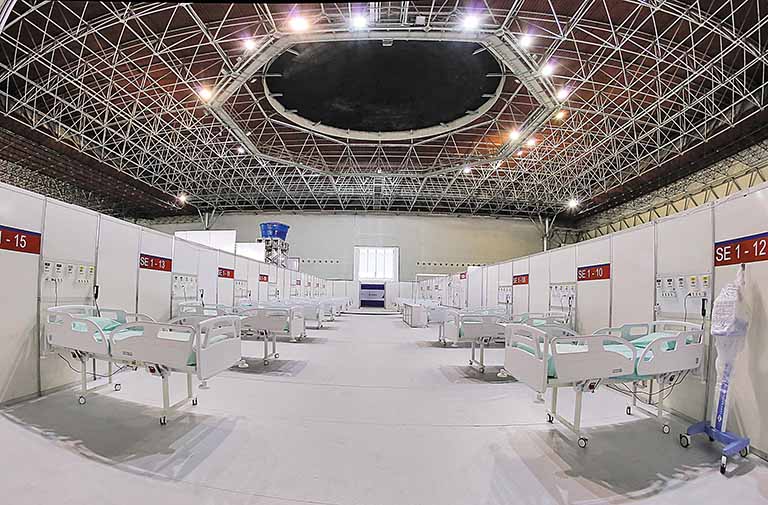 Estado anuncia chamamento público para a gestão compartilhada do Hospital de Campanha