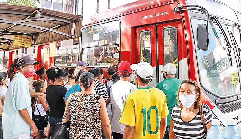 Nas grandes cidades brasileiras a população vive o drama do transporte público lotado  | Crédito: Divulgação