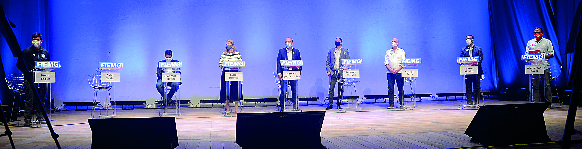 Candidatos discutem a infraestrutura