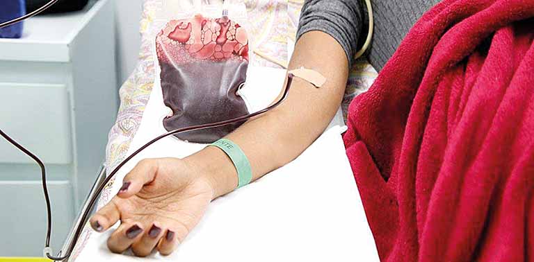 Campanha pede a doação de sangue