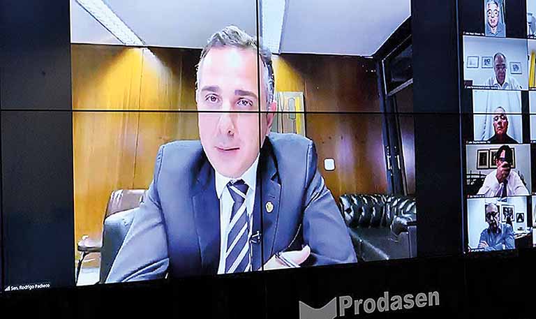 Rodrigo Pacheco deverá apresentar o relatório do Projeto de Lei 4.458 na próxima semana | Crédito: WALDEMIR BARRETO - AGÊNCIA SENADO