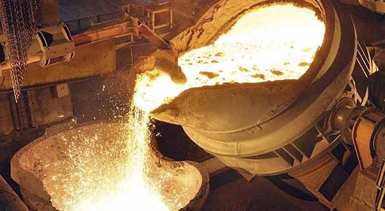 Produção de aço bruto tem queda de 8,5%