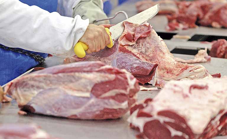 Embarque de carne também tem recorde