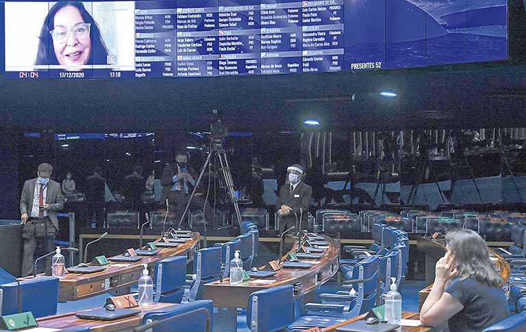 Senado aprovou 204 matérias no ano passado
