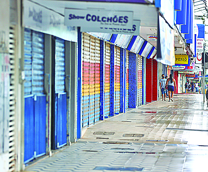 Vendas do comércio da Capital diminuem 5,48%
