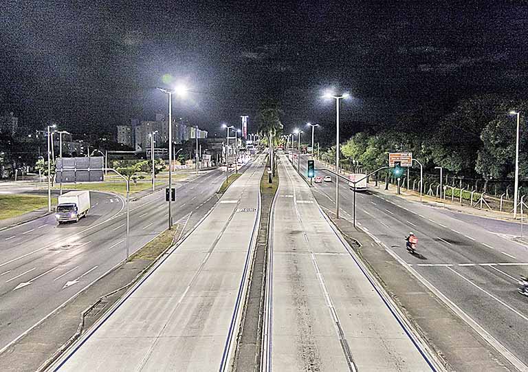 Modernização da iluminação pública gera ganho em BH