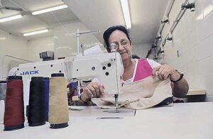 costureira setor da moda