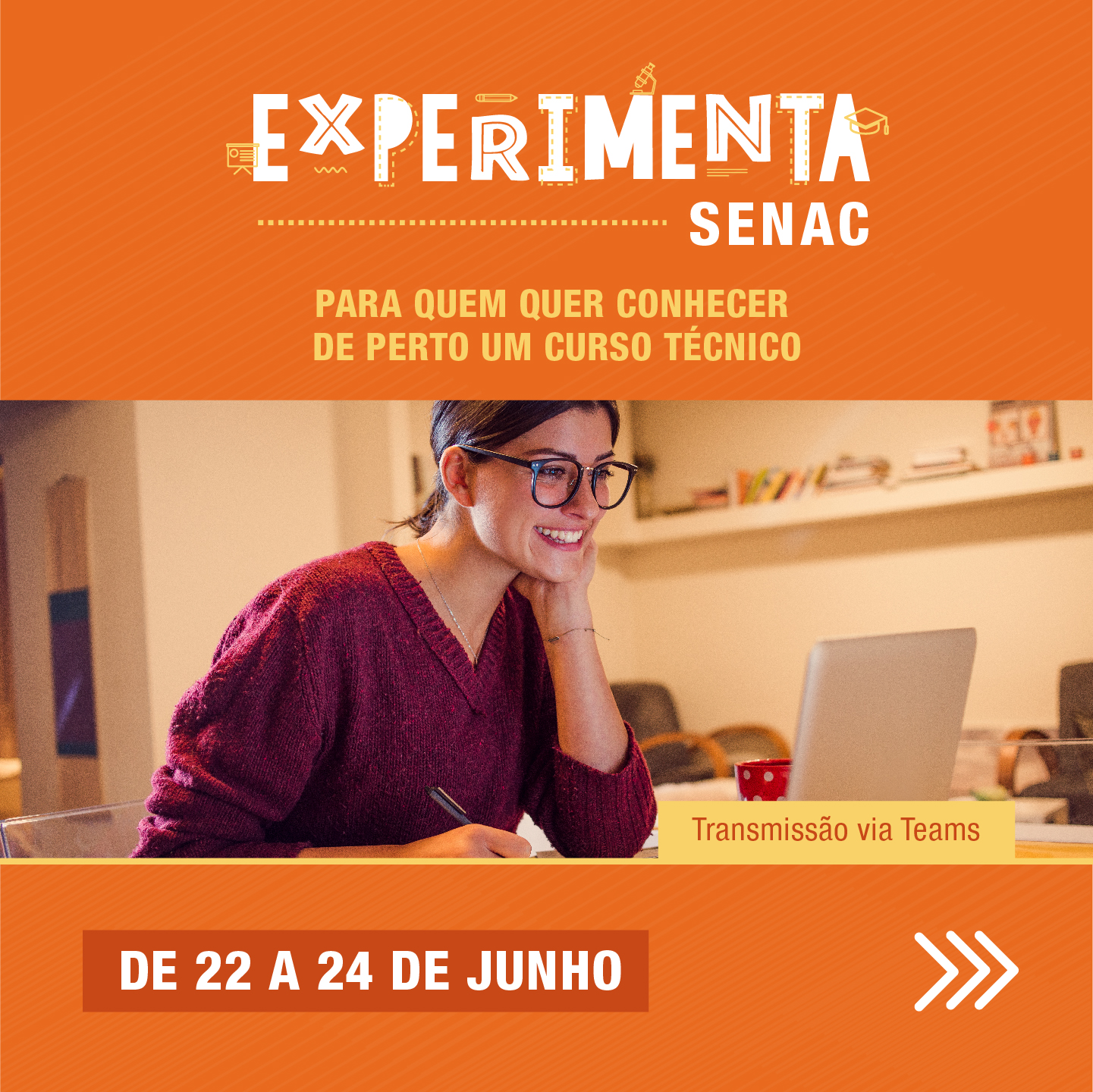 “Experimenta Senac” apresenta ciclo de palestras sobre atuação profissional e mercado de trabalho