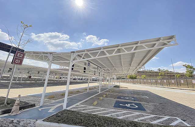 Aeroporto de BH inaugura estacionamento após reforma
