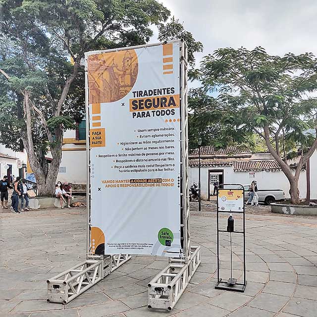Tiradentes segue protocolos rígidos