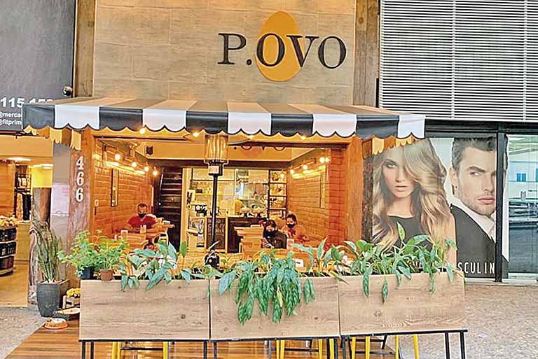 BH recebe unidade do restaurante P.ovo