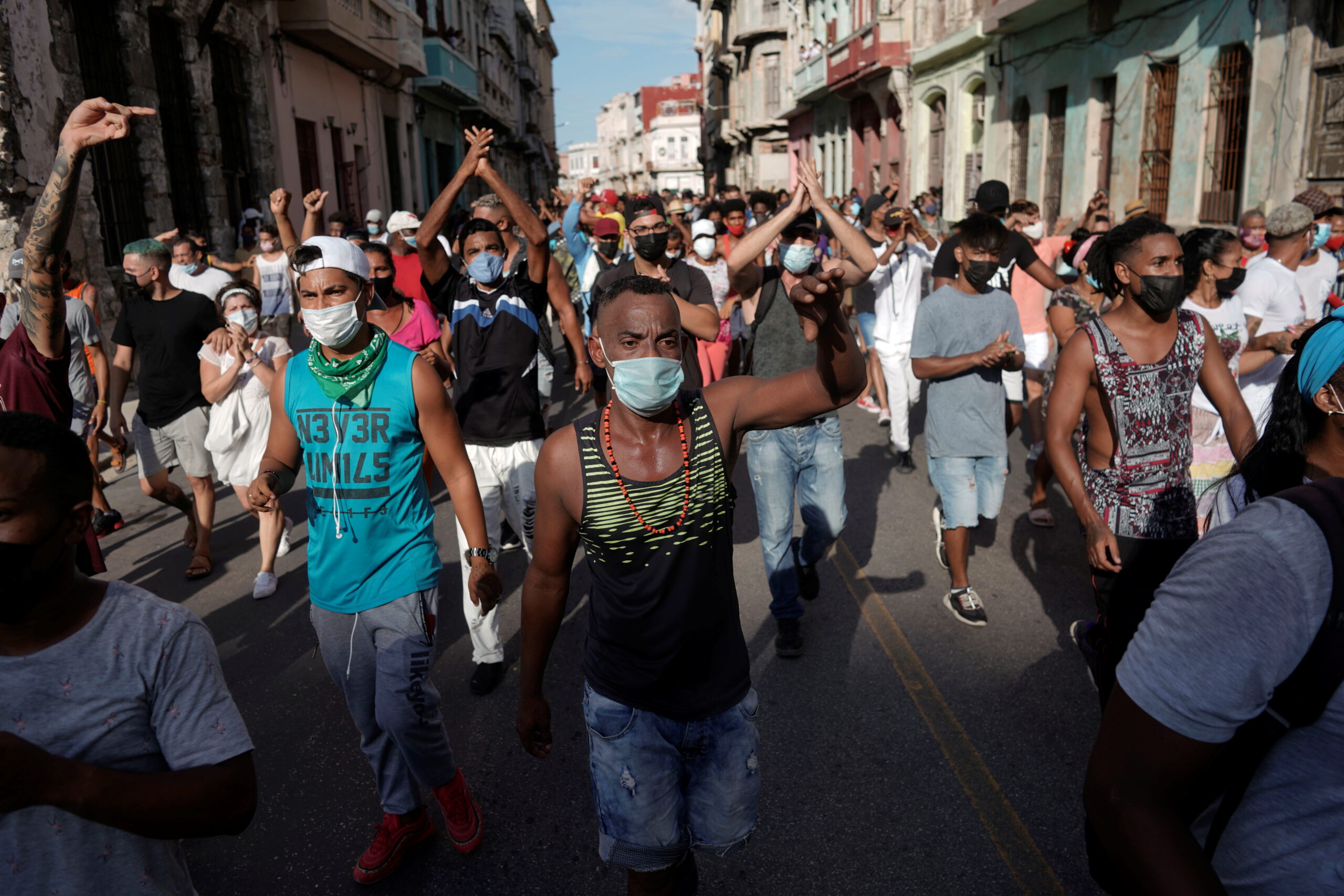 Os protestos cubanos