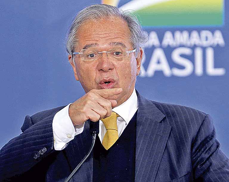 Ministro da Economia afirmou que o Brasil está se recuperando em tempo recorde da crise | Crédito: REUTERS/Adriano Machado