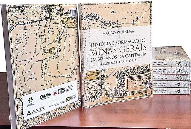 Livro aborda os 300 anos da criação da Capitania de Minas Gerais