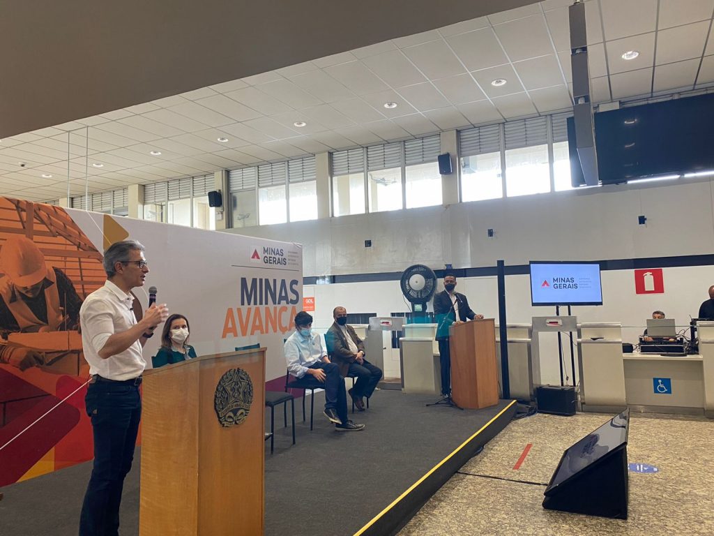 Coletiva de assinatura de concessão do Aeroporto da Pampulha | Crédito: Mara Bianchetti/Diário do Comércio