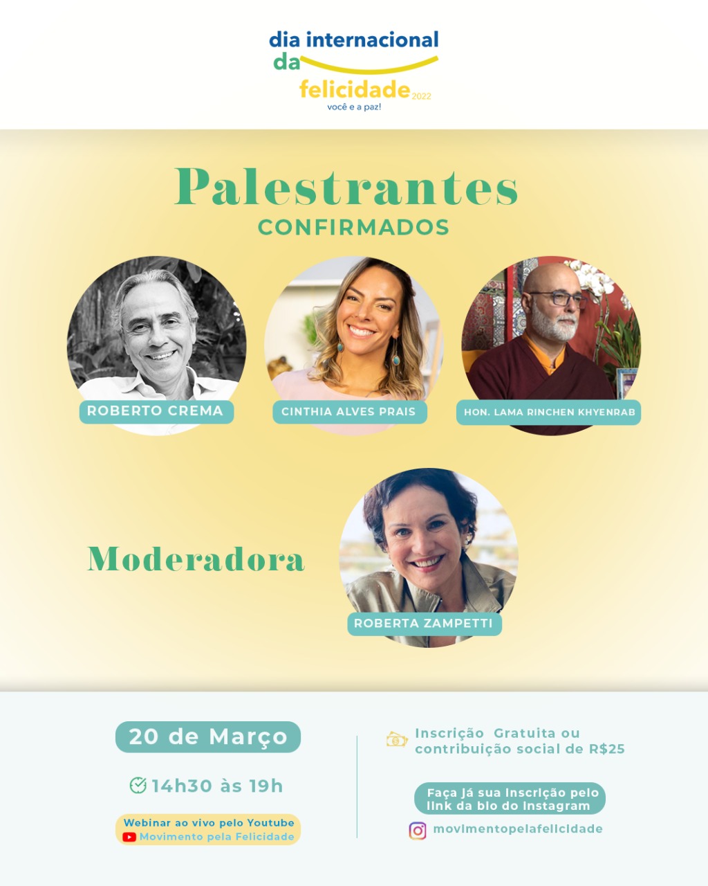 Dia Internacional da Felicidade é celebrado em 20 de março