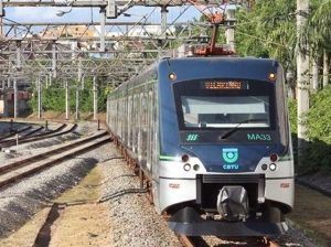 Metrô de Belo Horizonte em linha férrea