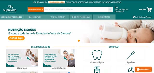 Faturamento de marketplace de saúde dispara