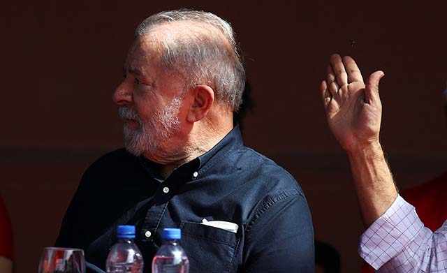 Lula lidera com 45% das intenções de votos