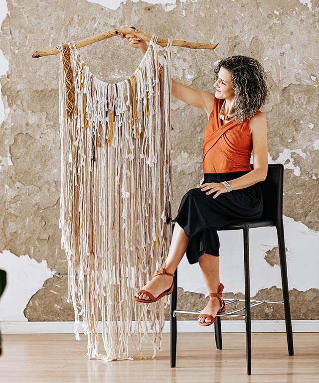 Macramê origina negócio na pandemia