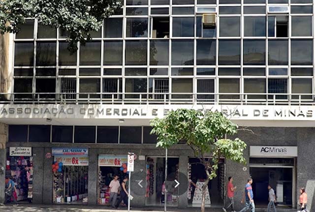 ACMinas deixará o prédio localizado na avenida Afonso Pena, 372, na região central de Belo Horizonte | Crédito: REPRODUÇÃO INTERNET