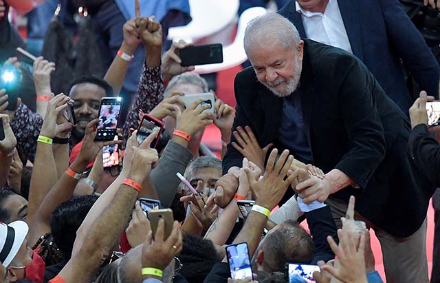 Lula alcança 48% das intenções de voto