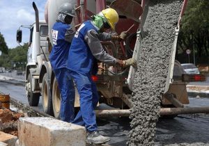 Cimento em construção civil