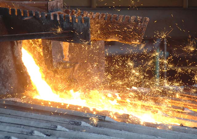 Produção da indústria mineira de fundição registra crescimento