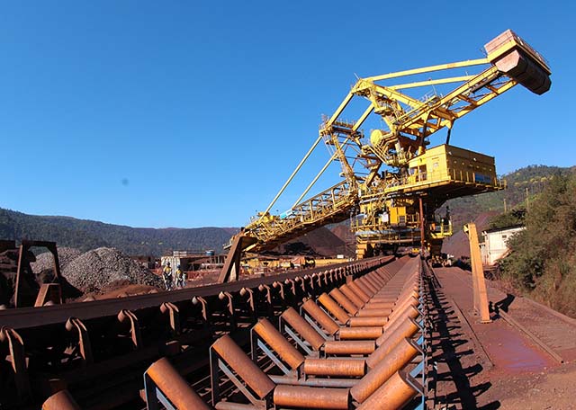 Produção de minério de ferro da Vale cresce 6,5% em Minas