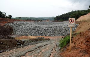 Obras em barragens na região de Brumadinho