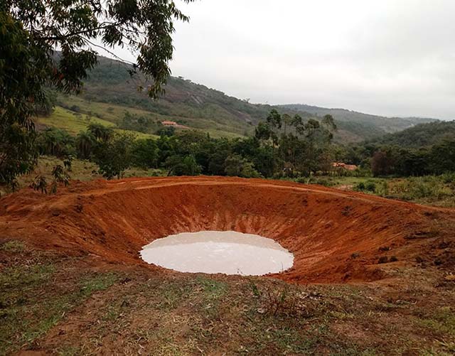 Barraginhas são o carro-chefe das ações do Programa de Revitalização de Sub-bacias | Crédito: Seapa/divulgação