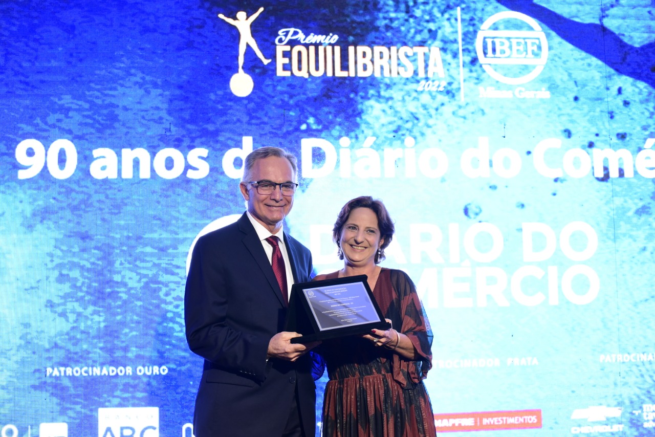 Ibef-MG faz homenagem ao DIÁRIO DO COMÉRCIO por seus 90 anos