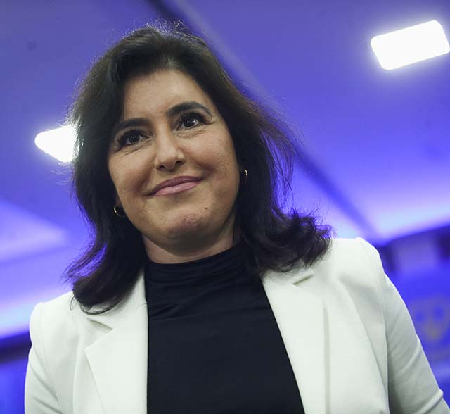 Simone Tebet apresenta seu secretariado