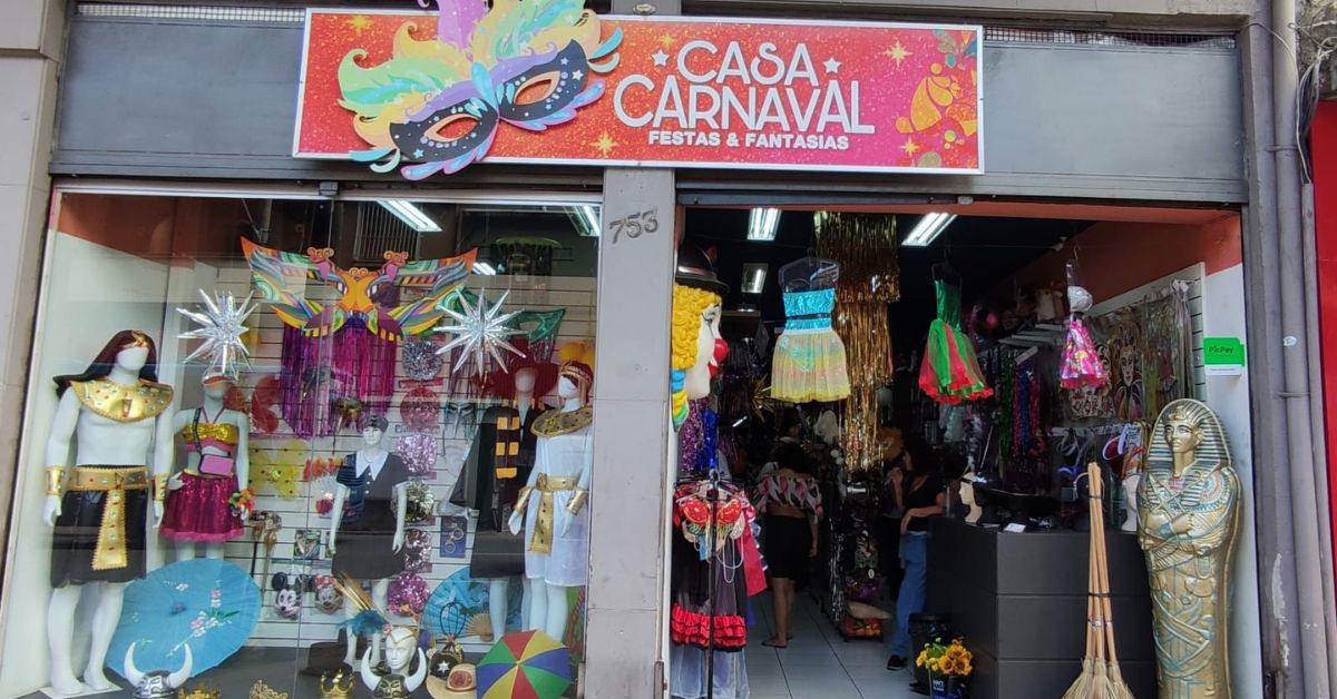 Comércio de BH prevê boom nas vendas de fantasias