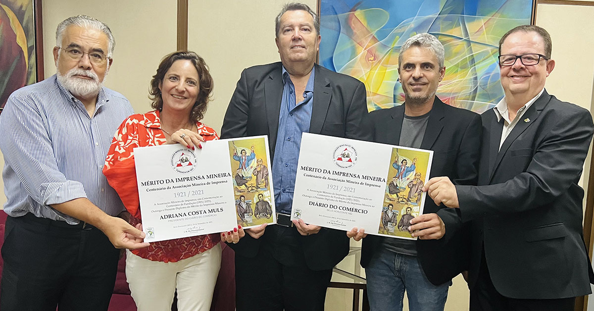 Diário do Comércio recebe Diploma do Mérito da Imprensa