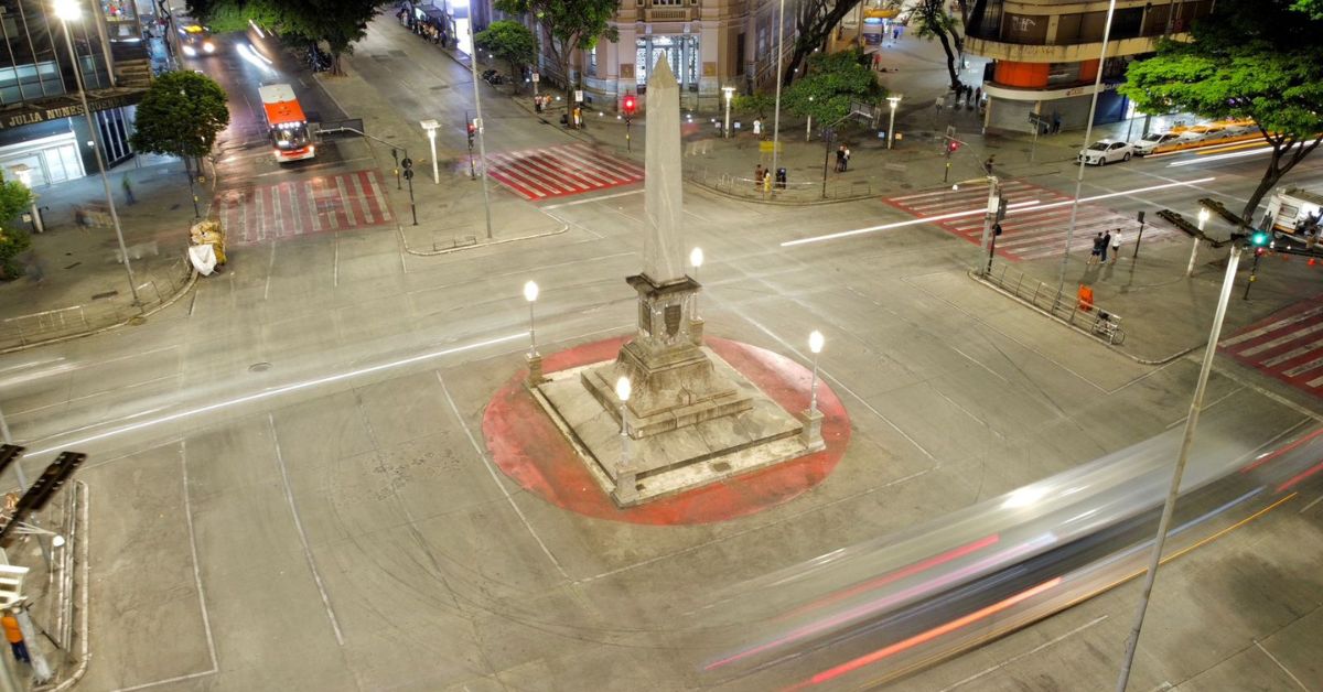 Iluminação da Praça Sete é ampliada