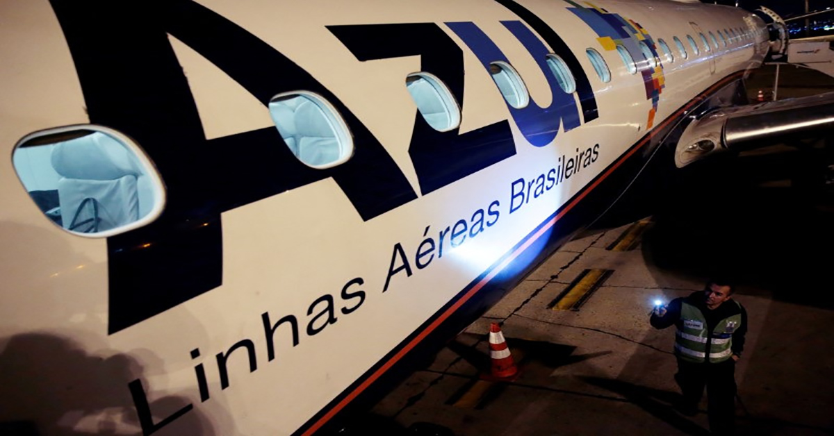 Azul tem alta de 8,1% no tráfego de passageiros em março