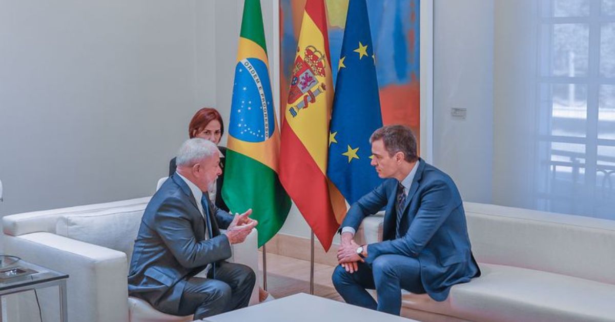 Lula tem encontro com presidente espanhol e rei Felipe VI