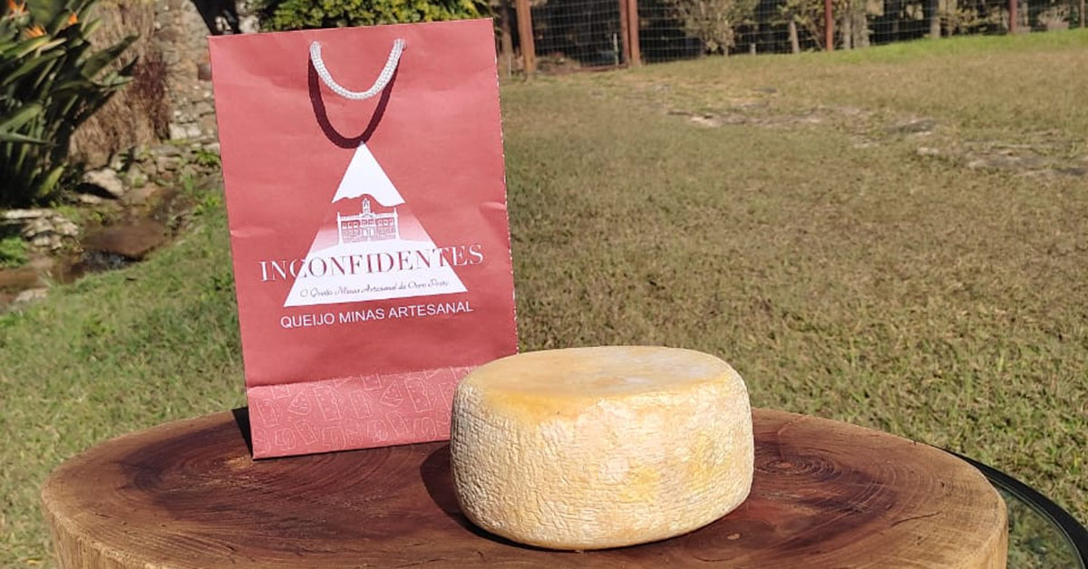 Queijo Inconfidentes foi um dos primeiros produtos a obter o Selo Arte em Minas Gerais | Crédito: Divulgação