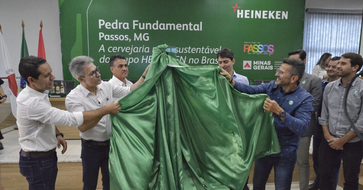 Heineken dá início à construção de cervejaria em Passos