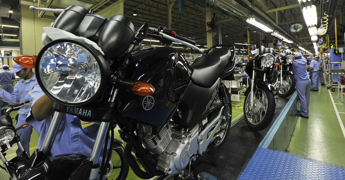 Vendas de motocicletas cresceram 22,5% no 1º semestre